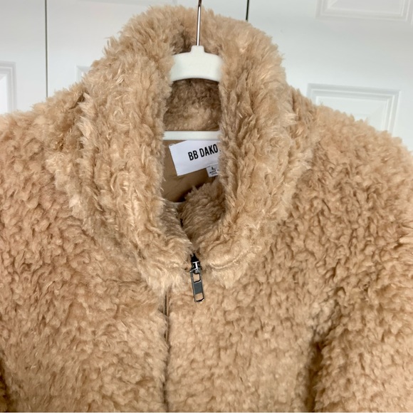 NWT BB DAKOTA Carmel Teddy Jacket - Picture 3 of 8
